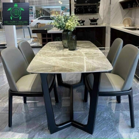 BỘ BÀN ĐÁ XÁM CH25 HIỆN ĐẠI 140 (Simili XÁM)