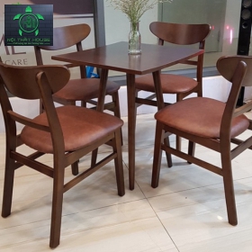 BỘ BÀN MANGO COFFEE VUÔNG D600 NHỎ GỌN