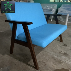 GHẾ SOFA ADMOON ĐÔI (Vải Bố Xanh Dương)