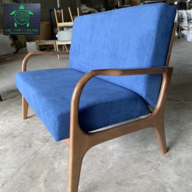 GHẾ SOFA DEEMOON ĐÔI (Vải Xanh)