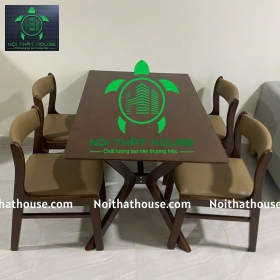 BỘ BÀN GHẾ BELLA 120 CHÂN X