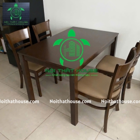 BỘ BÀN GHẾ ULSAN NHỎ GỌN 120 MÀU NÂU