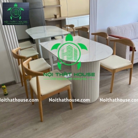 BỘ BÀN ĐÁ SỪNG TRÂU - DECOR 120 