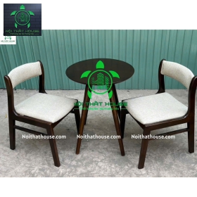 BỘ BÀN CAFE D60 GỖ 2 GHẾ BELLA