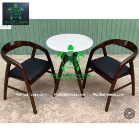 BỘ BÀN CAFE D60 (GIẢ ĐÁ) 2 GHẾ KANTE