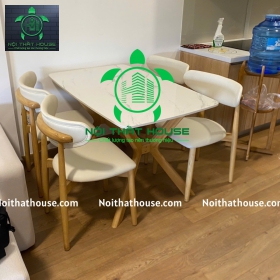 BỘ BÀN ĐÁ NEVA XINH NHỎ GỌN CHẤT LƯỢNG 120