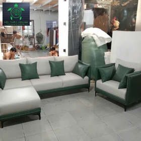 SOFA BĂNG HIỆN ĐẠI 3 CHỖ NGỒI + 1 GHẾ ĐƠN + 1 ĐÔN