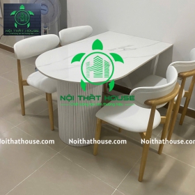 BỘ BÀN ĐÁ NEVA (TỰA TRĂNG) 140 HIỆN ĐẠI