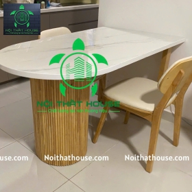 BỘ BÀN ĐÁ DECOR 140 KẾT HỢP 2 GHẾ VENUS