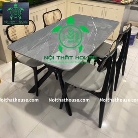 BỘ BÀN ĐÁ XÁM 140 GHẾ TỰA MÂY MẮT CÁO