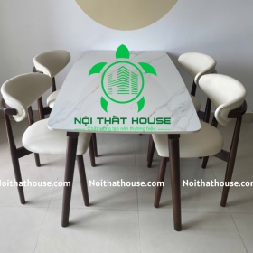 BỘ BÀN ĐÁ TRẮNG 120 NHỎ GỌN