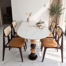 BỘ BÀN ĐÁ DECOR 140 PHỐI MÀU CỰC CHẤT