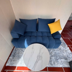 SOFA MÚI ĐẸP CHẤT NHỎ GỌN 1M6 (BỌC VẢI NỈ)