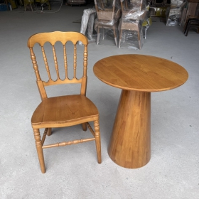 BỘ BÀN CAFE TRỤ ỐP D60 + GHẾ NAPOLEON