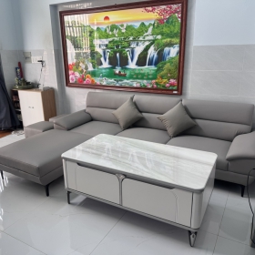 SOFA BĂNG ĐẸP 2M6 KẾT HỢP BÀN TRÀ NHẬP KHẨU